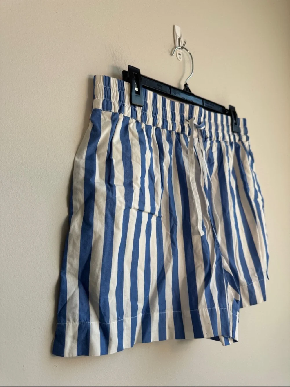 Boden Drawstring Striped Shorts in Blue/White - 8 - Picture 2 of 4